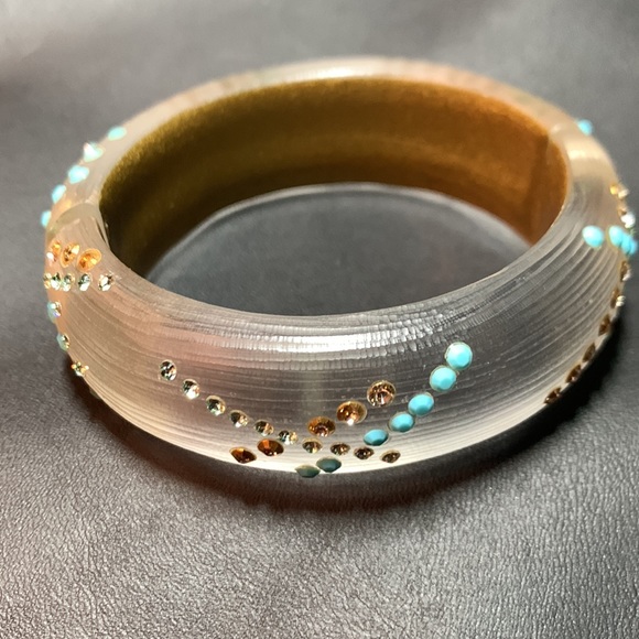 Alexis Bittar Lucite Hinged Bracelet - Picture 7 of 12